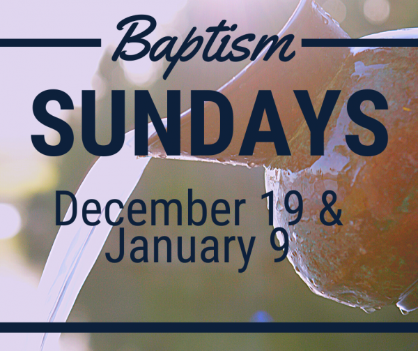 Baptism Sundays